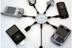 Uniforme batterijoplader voor telefoons in Europa