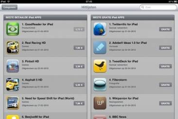 iPad App Store live in Europa
