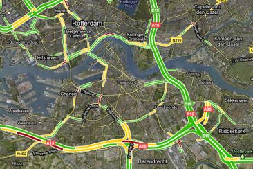 Actuele verkeersinformatie nu ook via Google Maps
