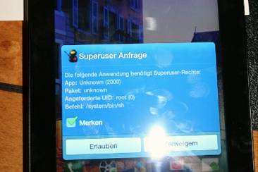 Samsung Galaxy Tab reeds gehackt