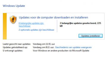 Windows Update betreft DigiNotar niet in Nederland