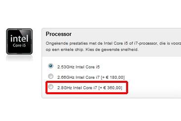 Apple geeft MacBook Pro optionele update