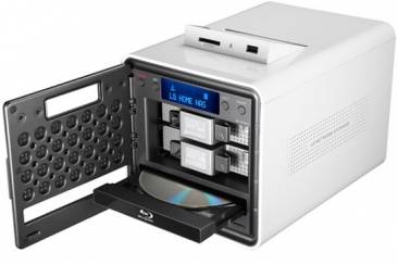 LG N2B1 NAS is uitgerust met Blu-ray brander