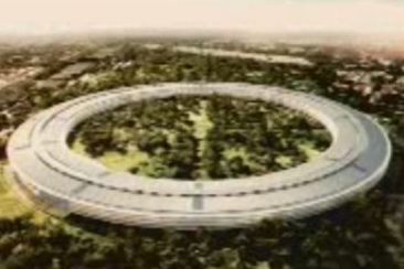 Jobs presenteert plannen voor Apple-campus