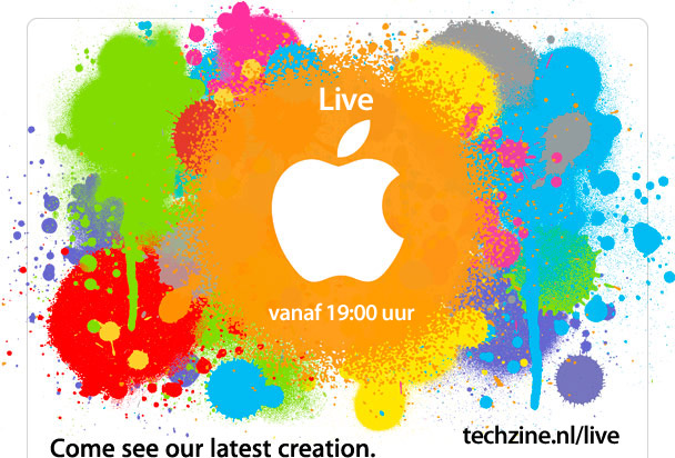 Vanavond: Live verslag Apples media-event
