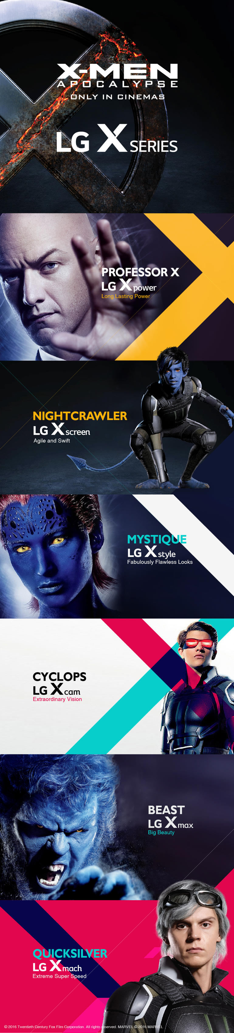 ‘LG komt met vier smartphones rondom de nieuwe X-Men film’
