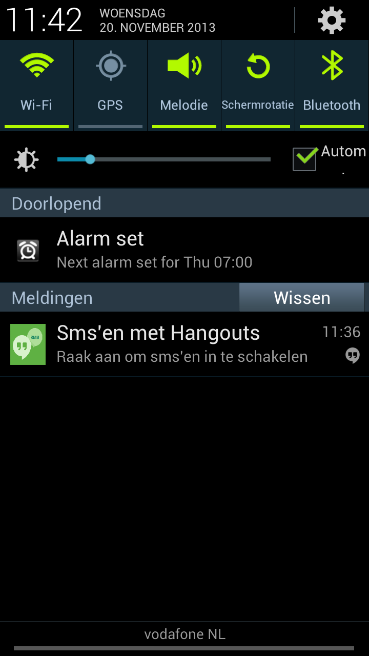 Hangouts wordt standaard SMS-app op alle Androids