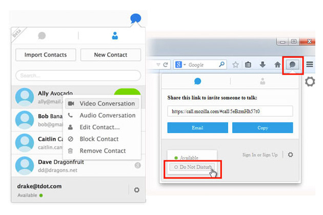 Firefox Hello gaat concurrentie aan met Hangouts en Skype