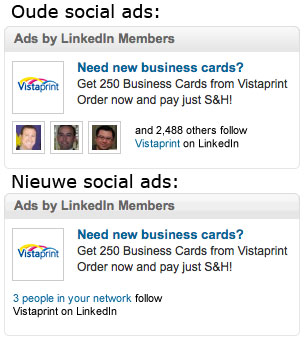 LinkedIn luistert en past uiterlijk social ads aan