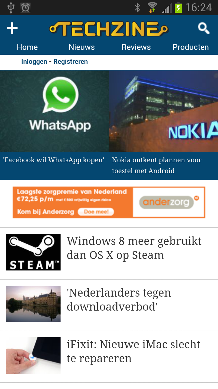 Techzine lanceert mobiele website