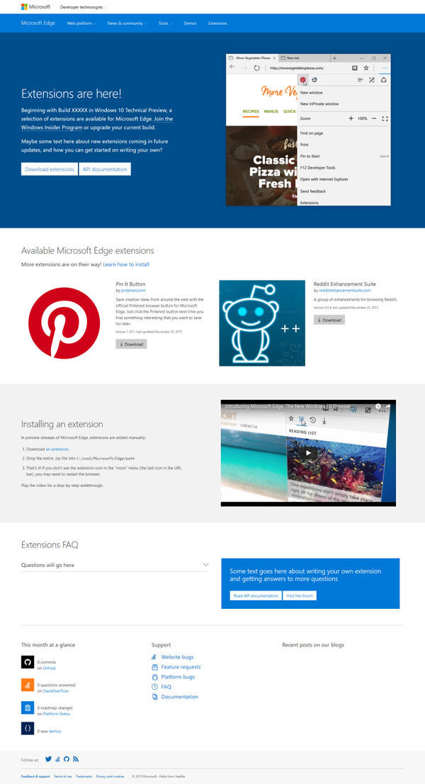 Microsoft is bijna klaar voor het testen van browserextensies in Edge