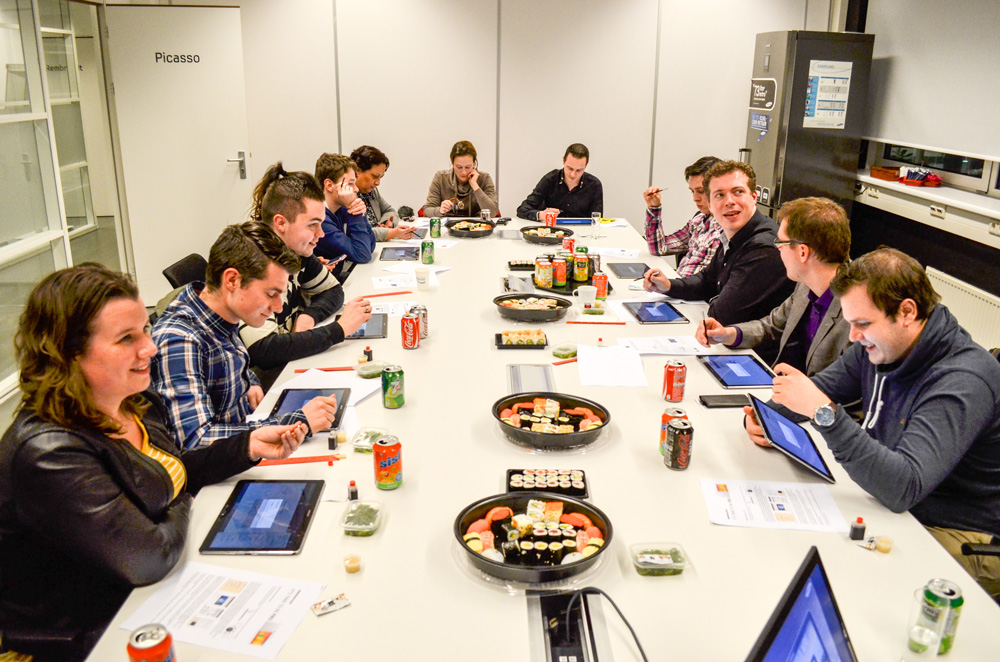 Eerste bijeenkomst Samsung Galaxy NotePro 12.2 testpanel