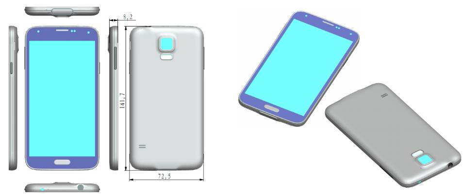 ‘Samsung Galaxy S5 is breder, langer en dikker dan S4’