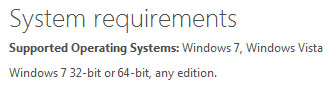 Windows XP-countdownwidget alleen voor Vista en 7