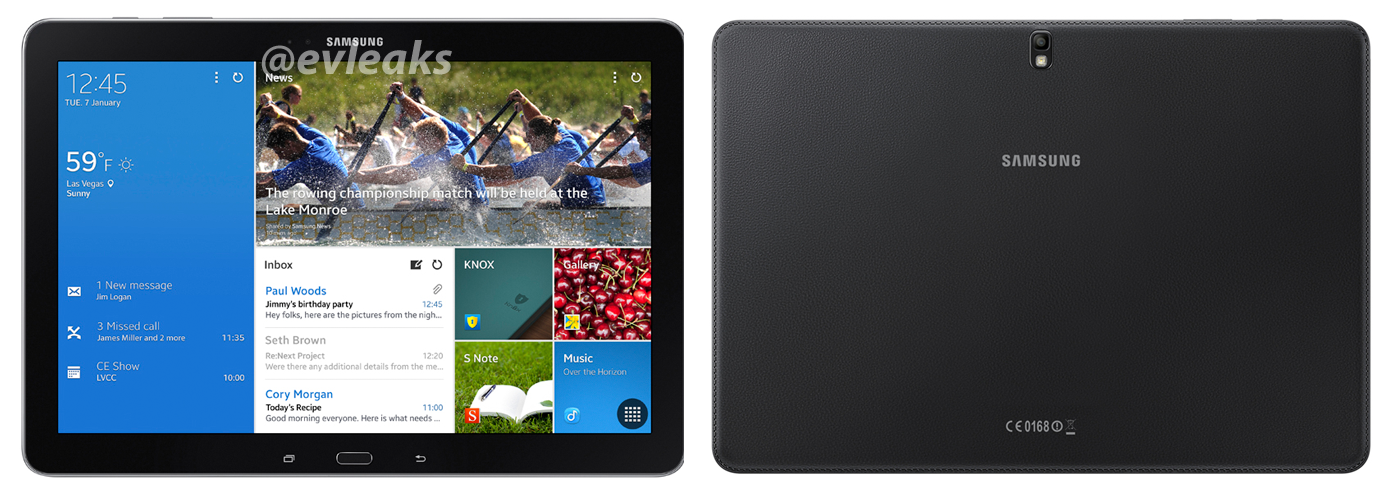 Bestaan van Galaxy Note Pro en Tab Pro bevestigd