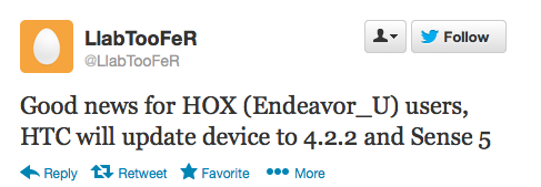 ‘HTC One X krijgt update naar Android 4.2’