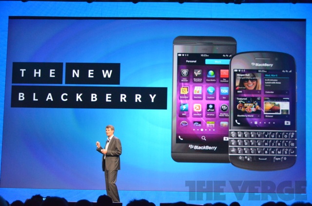 RIM toont BlackBerry 10 en nieuwe smartphones