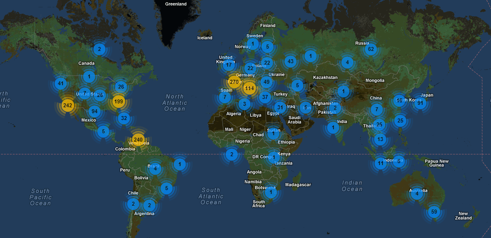 Meeste botnetservers actief in VS, UK en Nederland