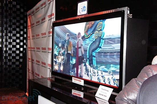 CES: Toshiba toont grote brilloze 3DTV’s