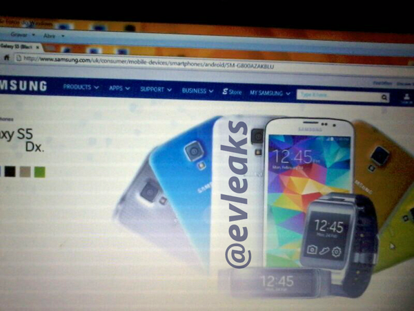 ‘Mini-variant van Galaxy S5 heet Galaxy S5 Dx’