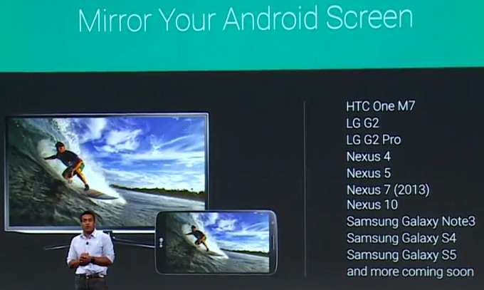 Chromecast gaat Android-scherm live op TV toveren