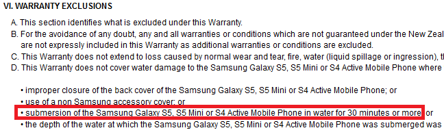 ‘Ook Samsung Galaxy S5 mini is waterdicht’