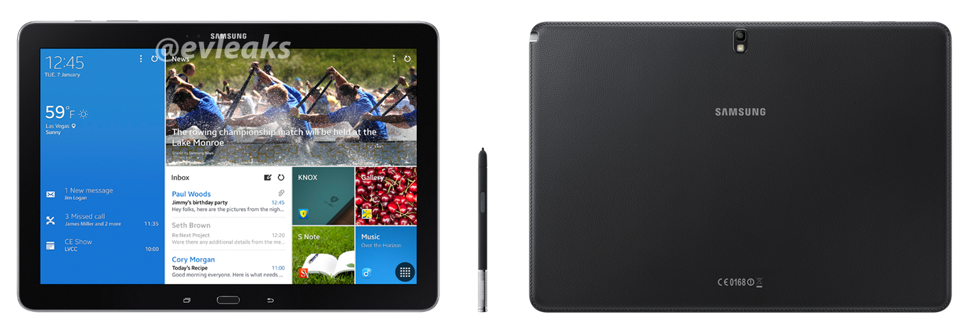 Bestaan van Galaxy Note Pro en Tab Pro bevestigd
