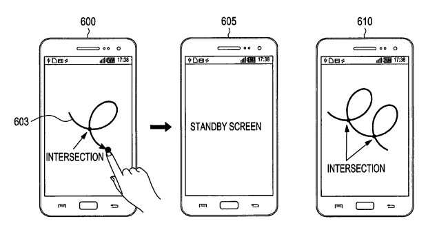 Samsung wil apparaten ontgrendelen door tekenen van patroon