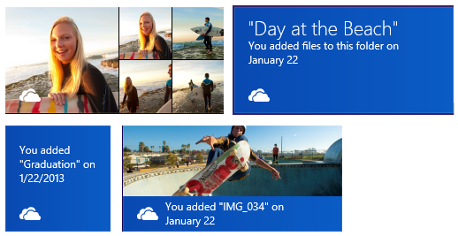 SkyDrive-app krijgt Live Tile-ondersteuning