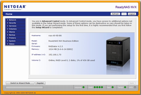Review: Netgear ReadyNAS NVX 4-Bay Desktop