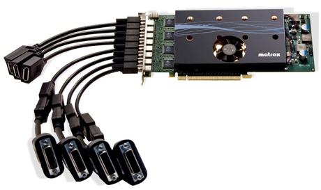 Matrox komt met ondersteuning voor acht monitoren