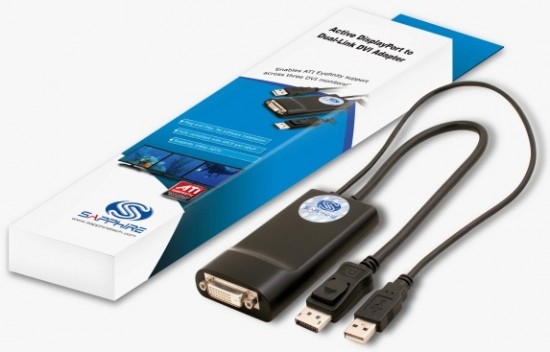 Sapphire ontwikkelt Eyefinity adapter