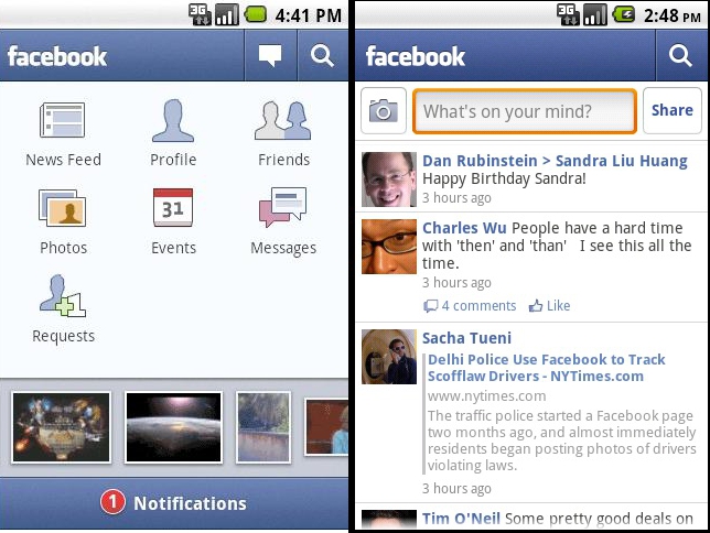 Grote update Facebook-app voor Android-toestellen