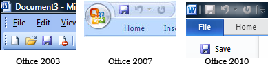 Office 2010 menuknop Review: Office 2010 bèta