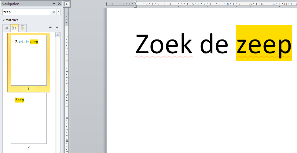 Office 2010 - Zoek de Zeep Review: Office 2010 bèta