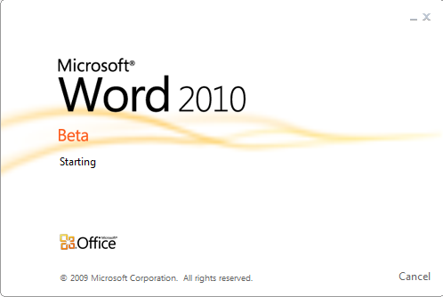 Office 2010 - Splash Review: Office 2010 bèta