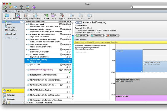 Microsoft Outlook voor Mac-gebruikers