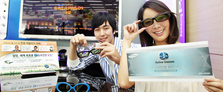 Samsung presenteert 3D-bril op sterkte