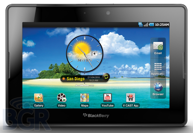 ‘Blackberry Playbook kan Android-apps draaien’