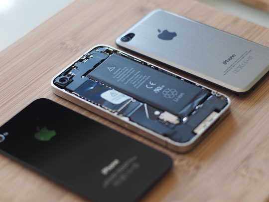 iPhone 4 met metalen achterkant