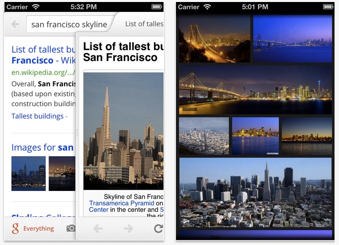 Google vernieuwt Google Search voor iPhone