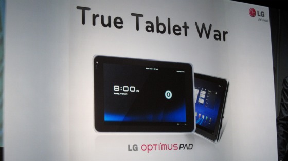 LG introduceert Optimus 3D en Optimus Pad