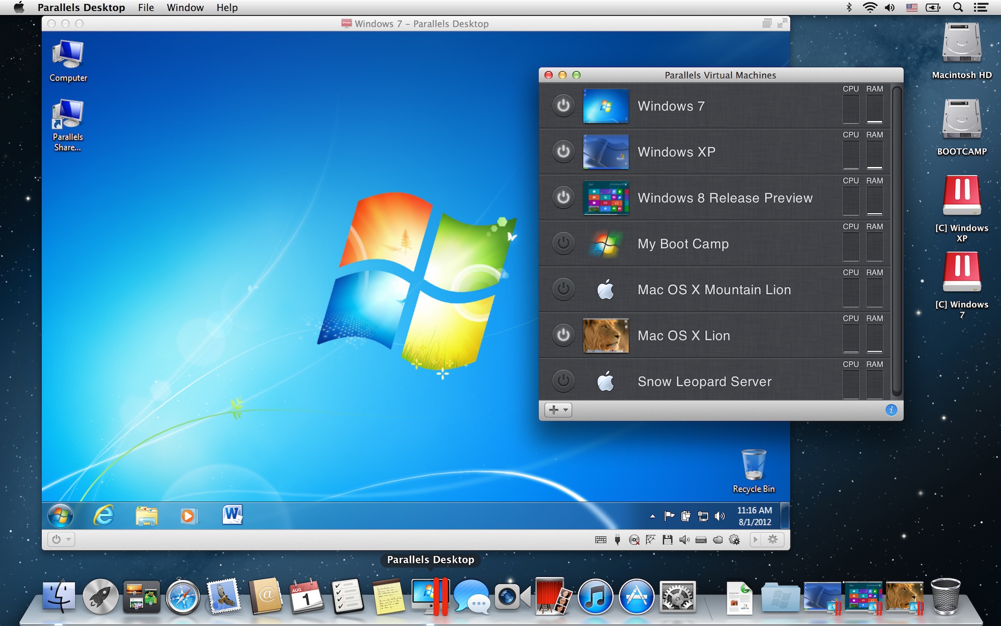 Parallels 8 krijgt betere integratie met Windows