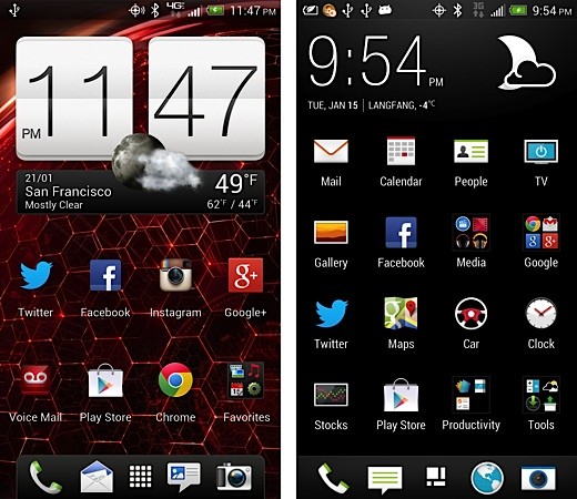 Afbeelding van nieuwe HTC Sense 5 interface gelekt