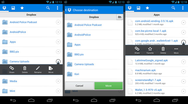 Dropbox brengt update uit voor Android-applicatie