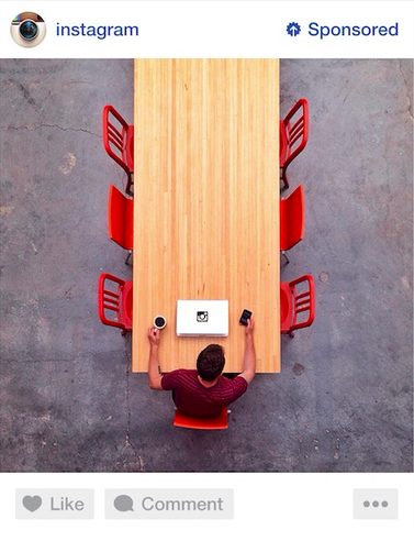 Instagram laat voorbeeld van advertenties zien
