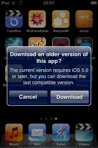 Apple komt met apps voor oudere iOS-versies