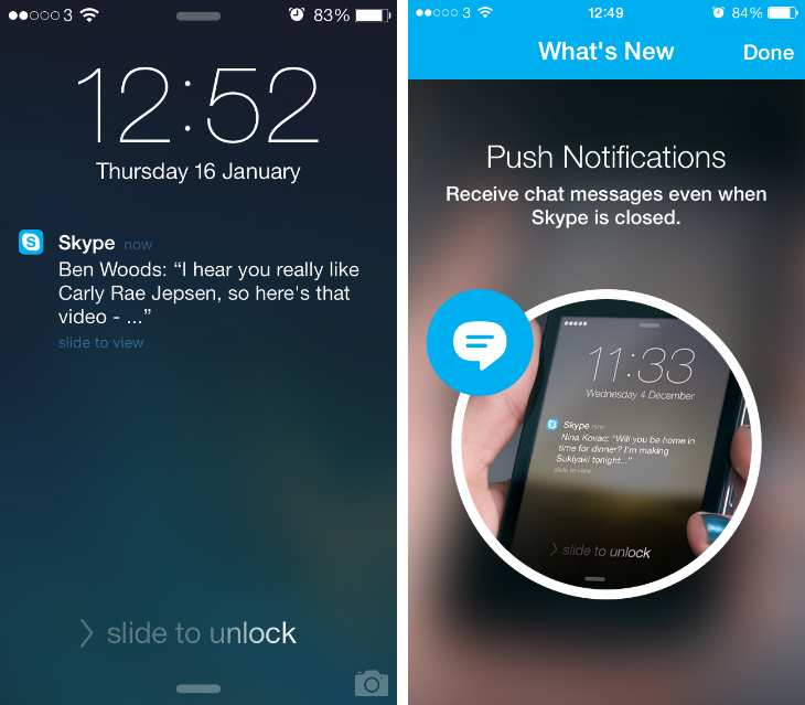 Skype ondersteunt nu HD-videogesprekken op iPhone 5S