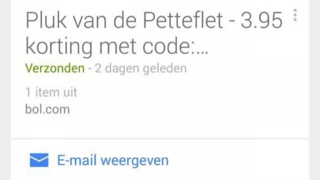 Bestellingen Bol.com te volgen met Google Now