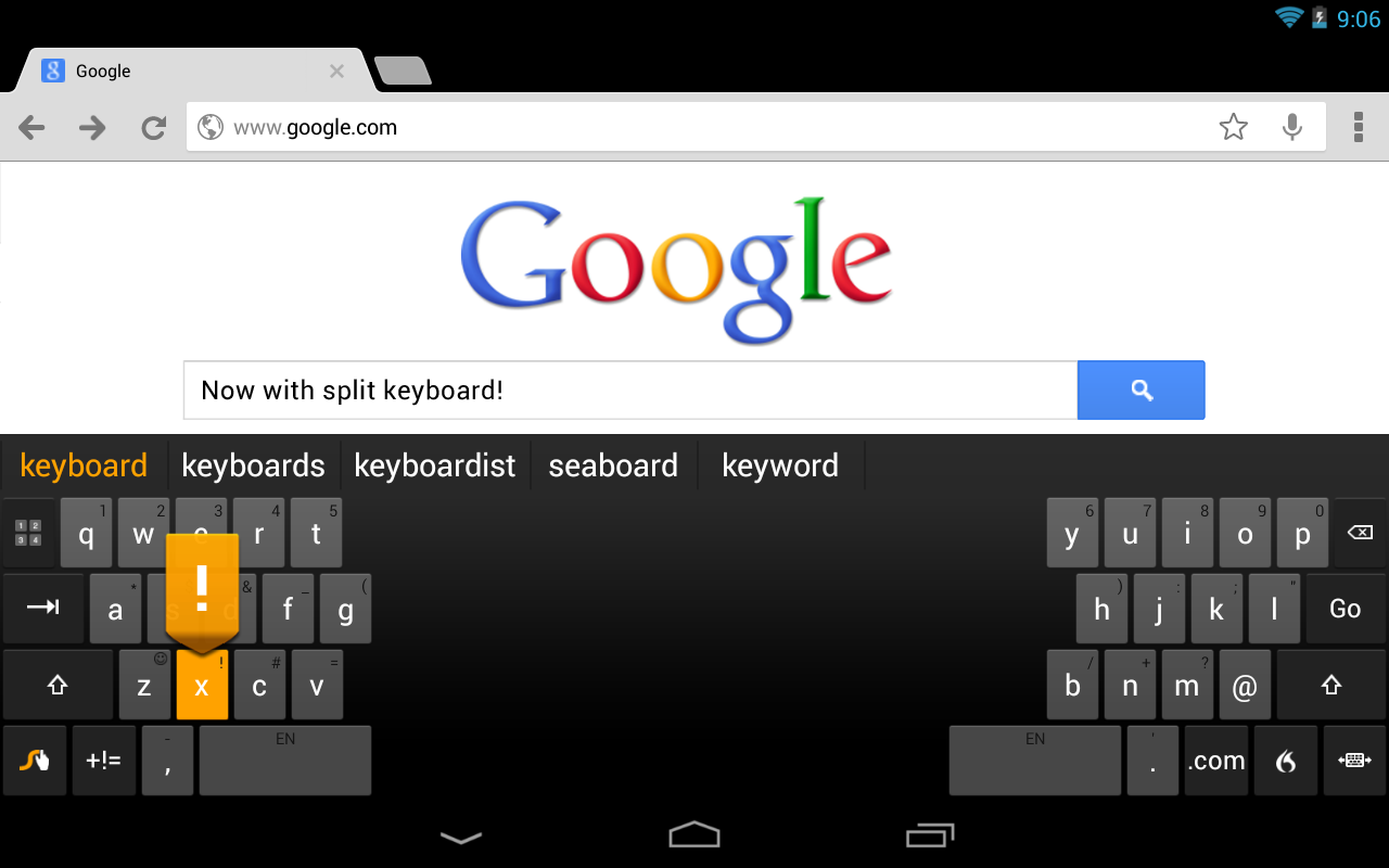 Nuance Swype-update voor phablet-ondersteuning